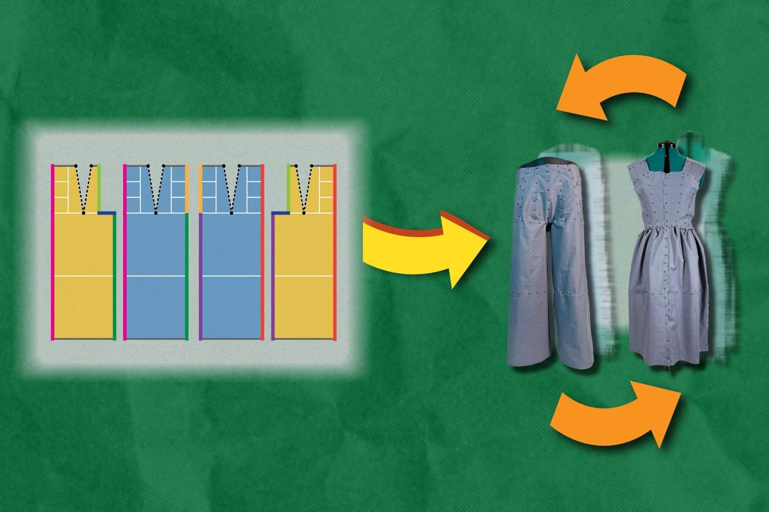 New software designs eco-friendly clothing that can reassemble into new items New software designs eco-friendly clothing that can reassemble into new items
