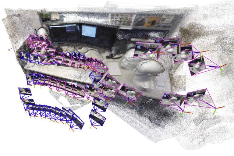 Teaching robots to map large environments