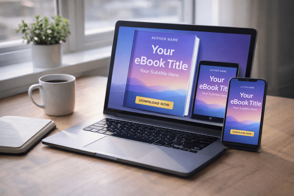 Self publishing ebook created with AI Book Writer
