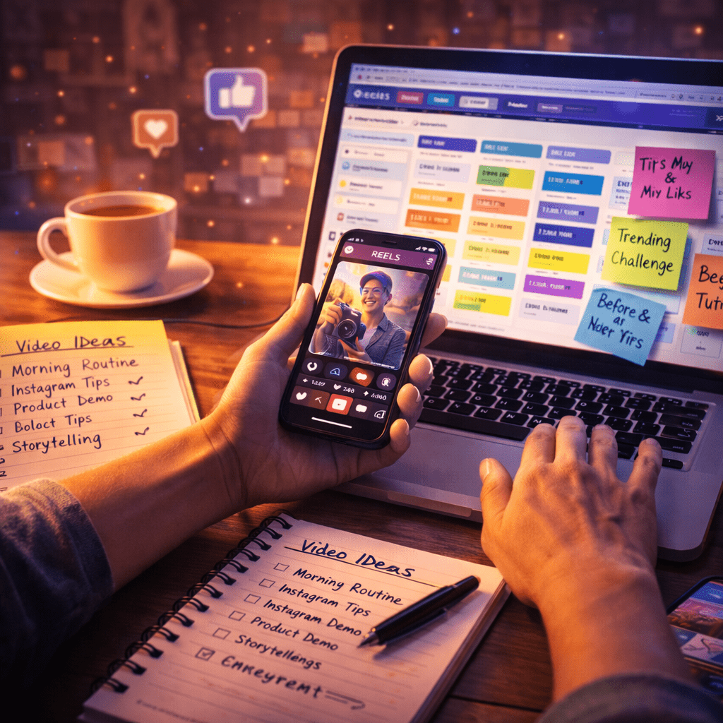 planning instagram reels content ideas and video strategy