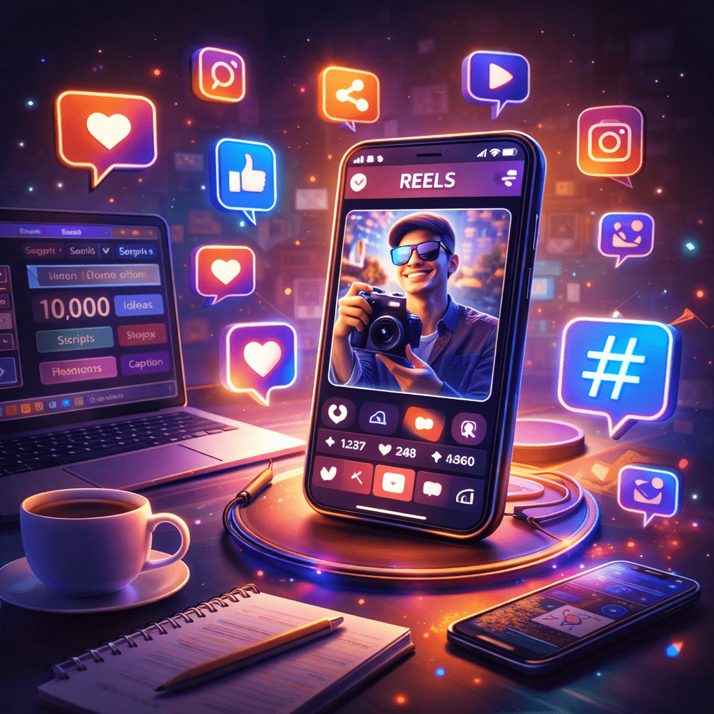 10,000 Instagram Reels Ideas, Scripts & Tools to Go Viral in 2026 Instagram reels ideas toolkit for content creators
