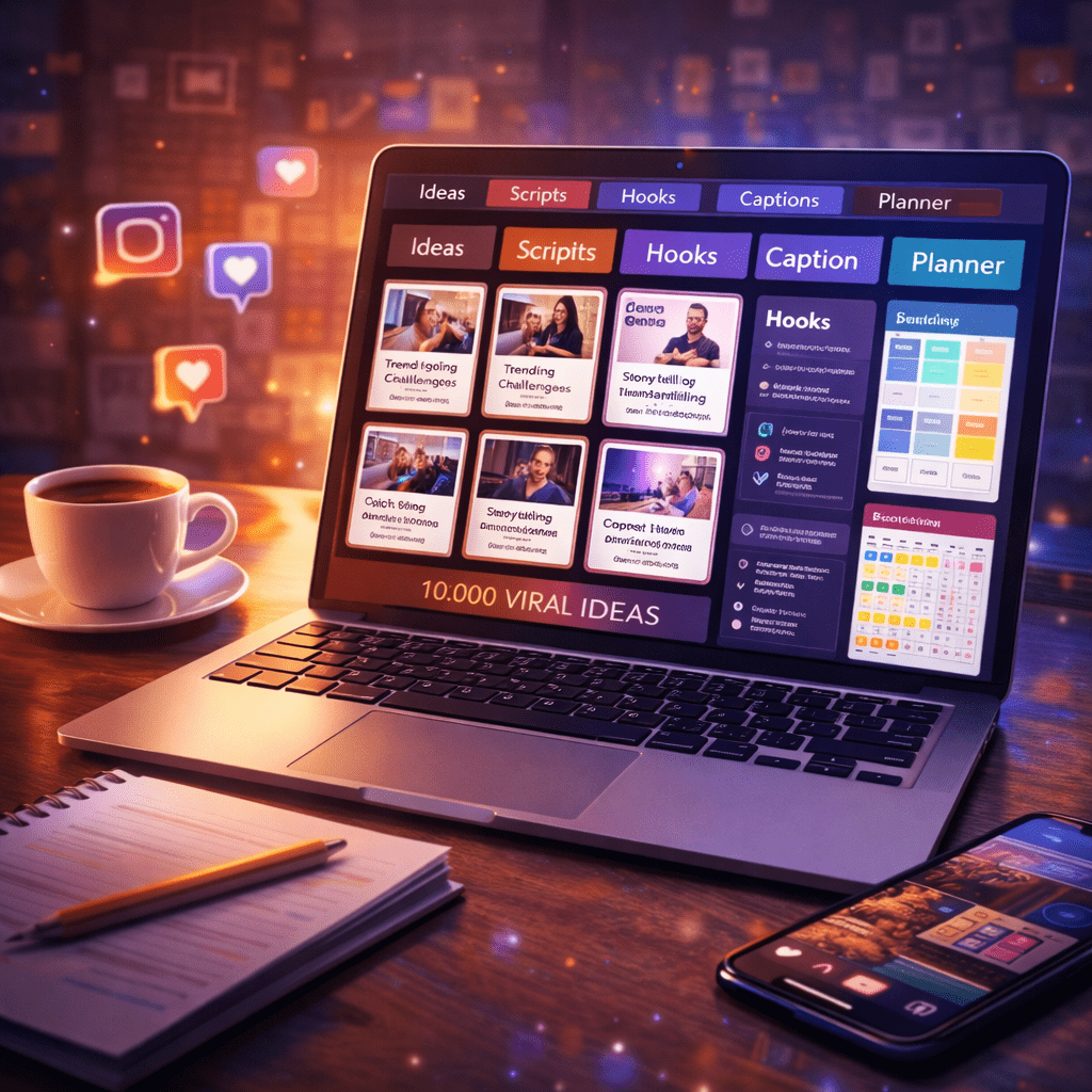 instagram reels content creation toolkit with scripts and ideas